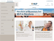 Tablet Screenshot of mlp-nuernberg.de